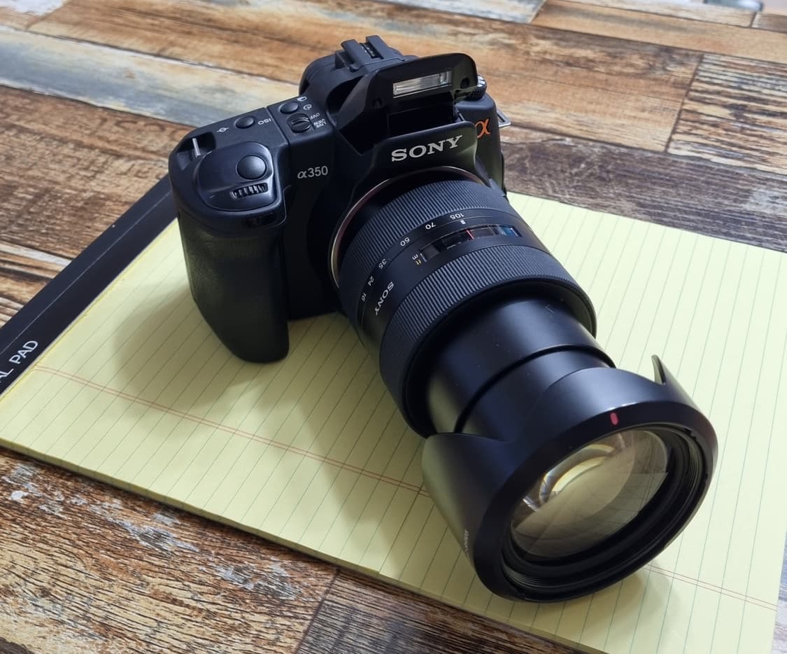 소니 dslr A350 + 16-105mm 렌즈와 디지털 카메라 판매합니 상품이미지1