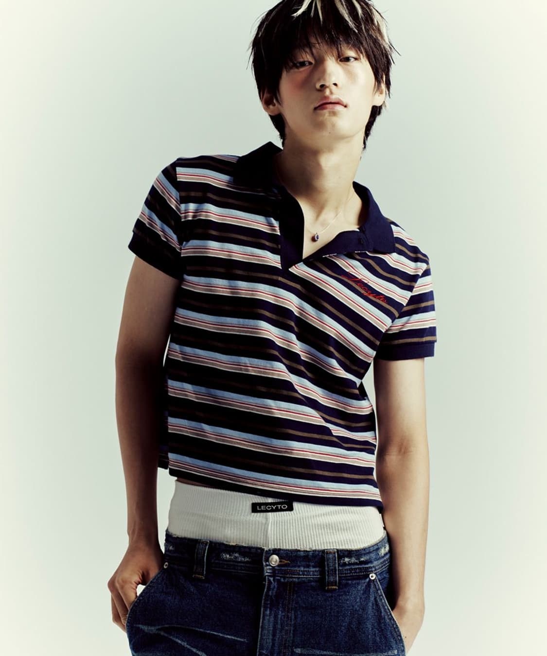 Vintage Multi Stripe PK_[Navy] 상품이미지1