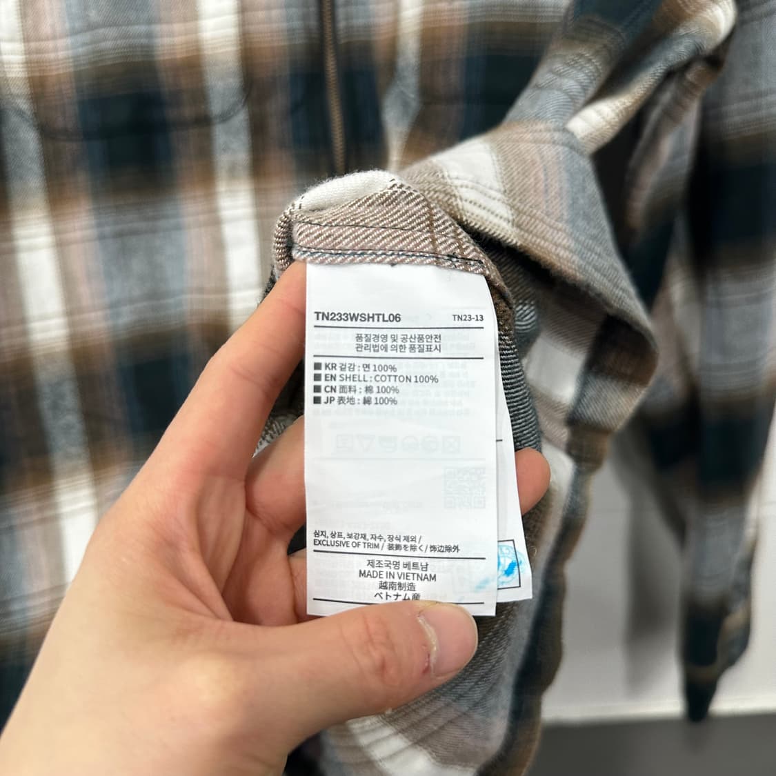 디스이즈네버댓 플란넬 집업 셔츠 상품이미지5