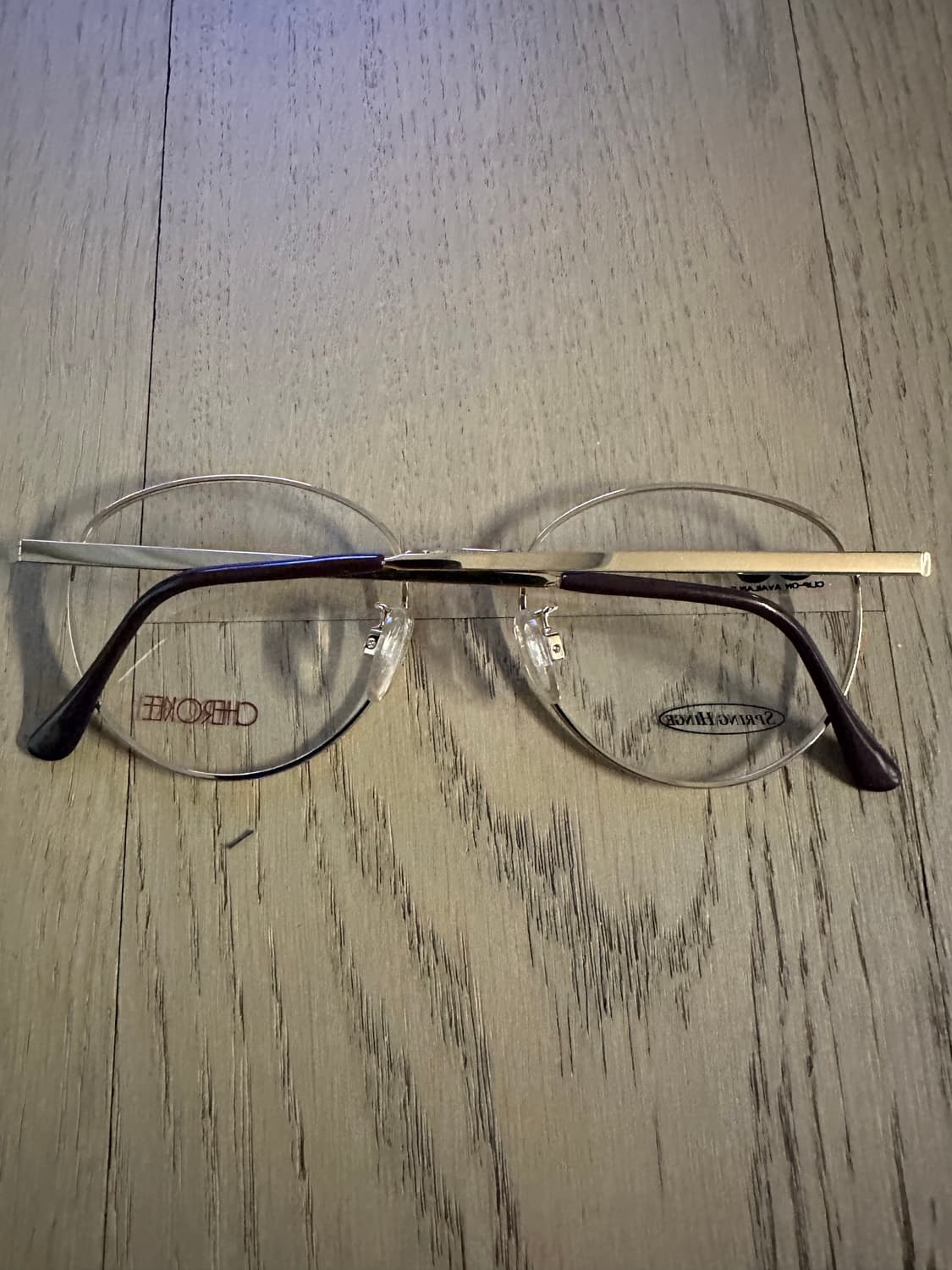 빈티지 골드 라운드 안경 상품이미지2