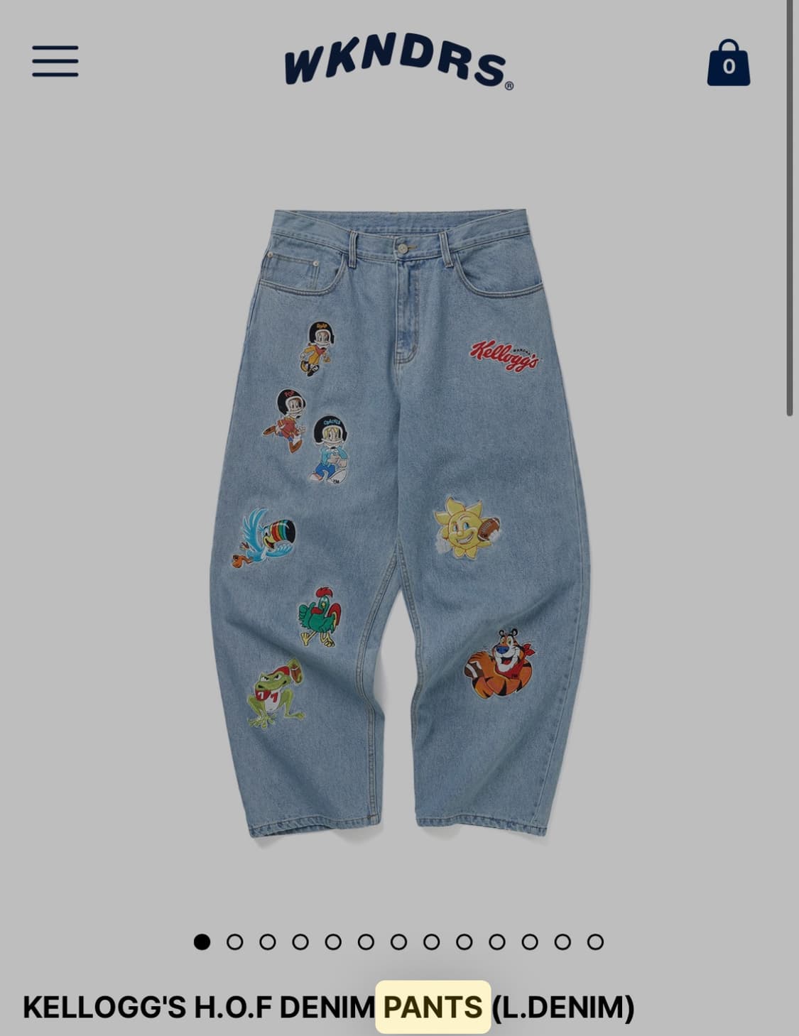 위켄더스 켈로그 팬츠 M 상품이미지2