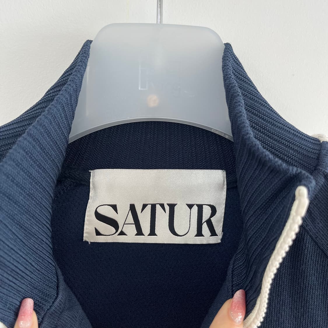 SATUR 새터 로턴 올 데이 네이비 트랙 집업 자켓 상품이미지6