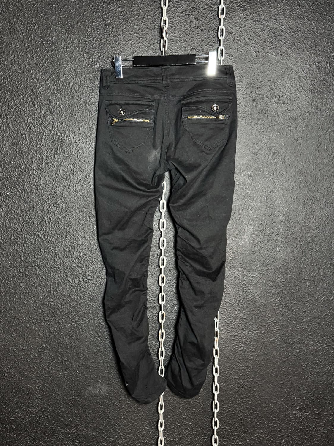 Black J-curve side all shirring pants 상품이미지5
