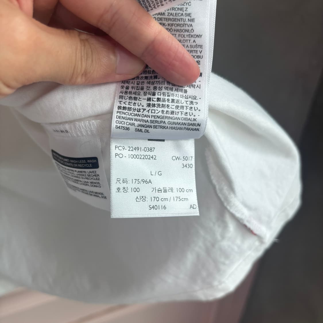 리바이스 x 스누피 빅로고 반팔 화이트 상품이미지3