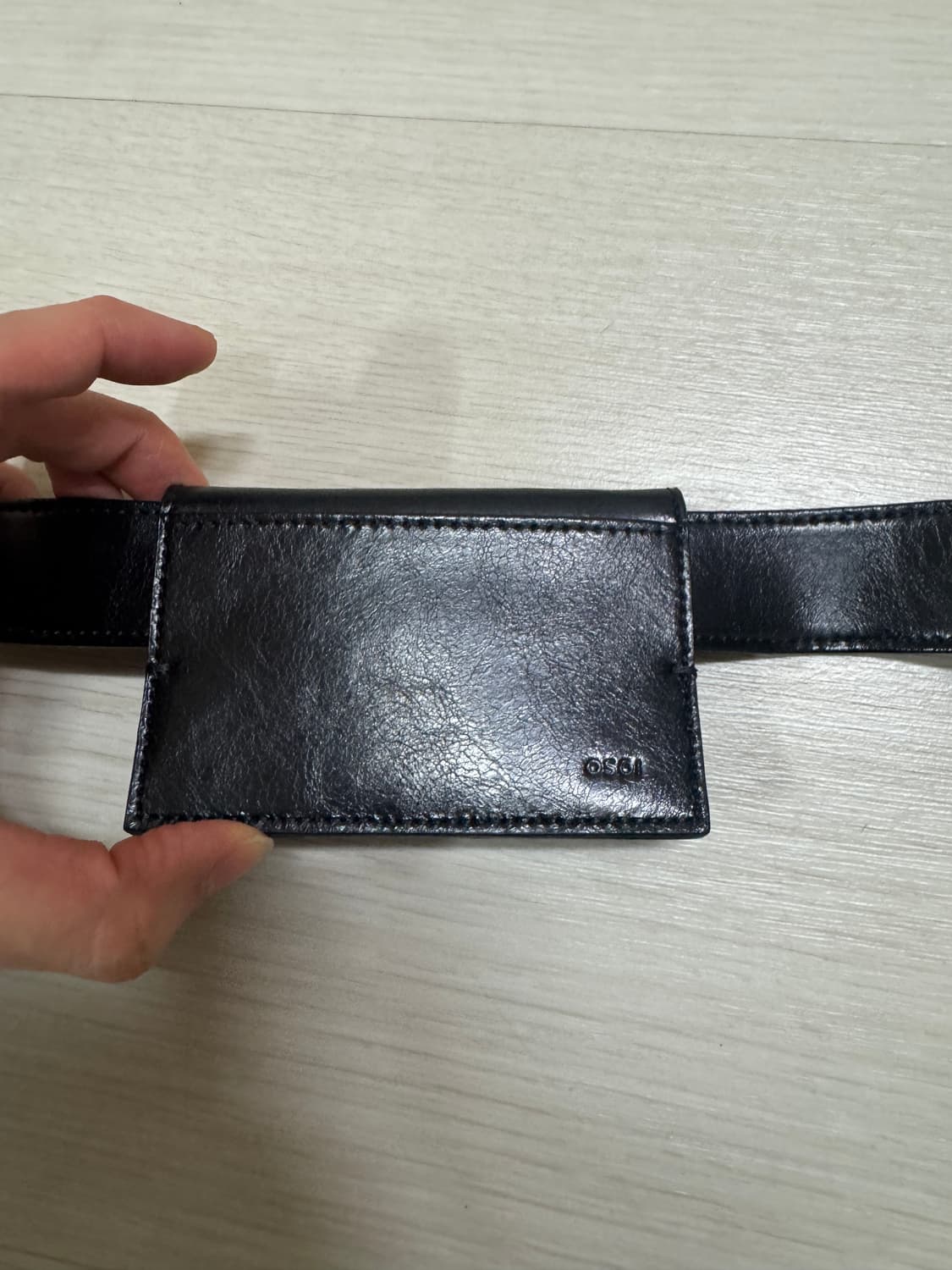 OSOI 오소이 POCKET BELT [WASHED BLACK] 상품이미지6