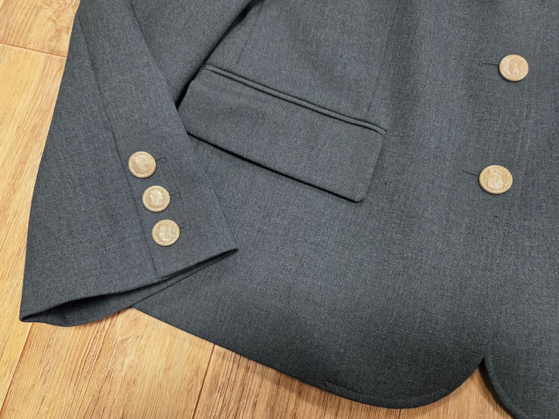 블루워시(BLW) 골드버튼 클래식 울자켓 55-66 상품이미지7