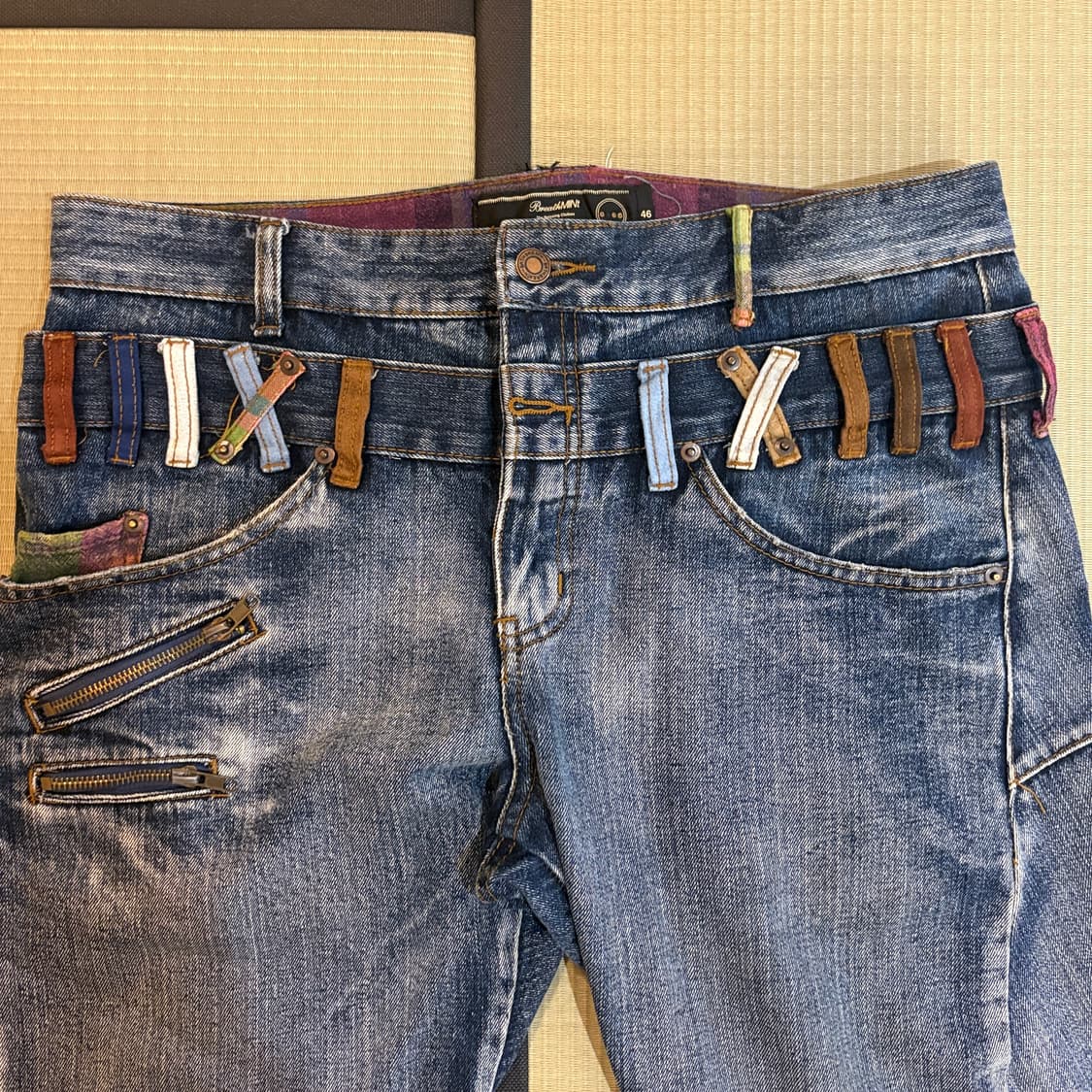 Brthbreath 레이어드 데님 팬츠 상품이미지3