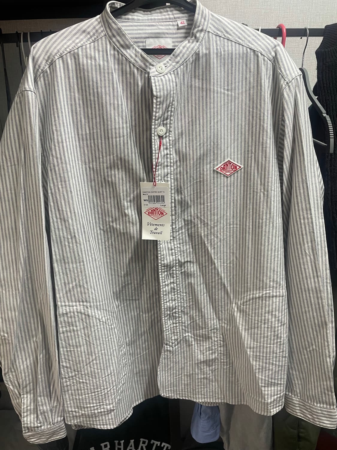 단톤 스트라이프 셔츠 42 사이즈 새상품 네고가능 상품이미지1