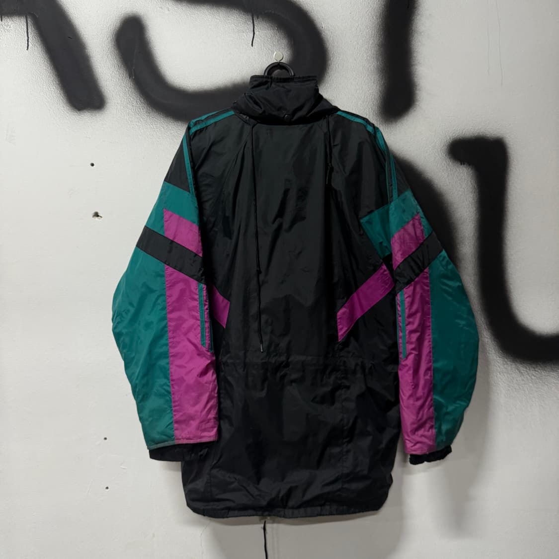 90s 아디다스 올드스쿨 빅사이즈 파이어 버드 윈드브레이커 자켓 상품이미지2