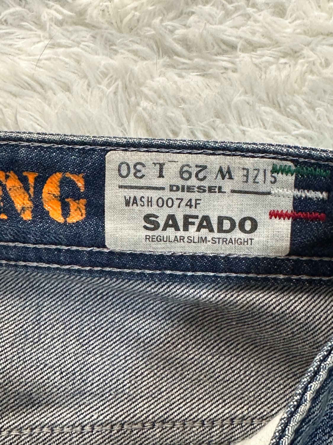 디젤 SAFADO 청바지 W29 L30 상품이미지3