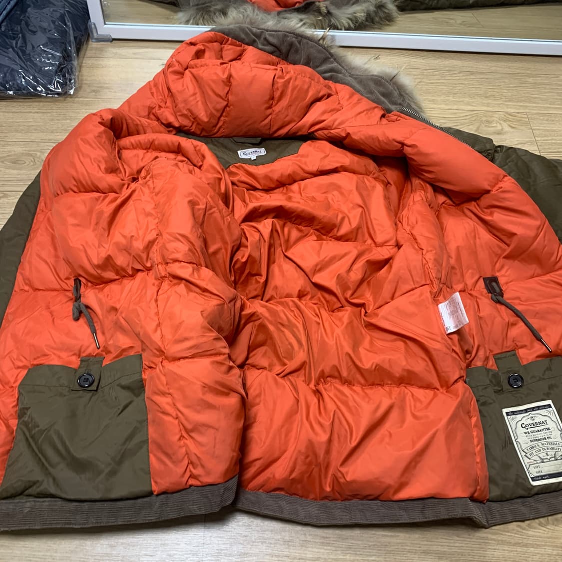 1-95)Covernat 커버낫 초기 n3b 덕다운 파카 상품이미지4