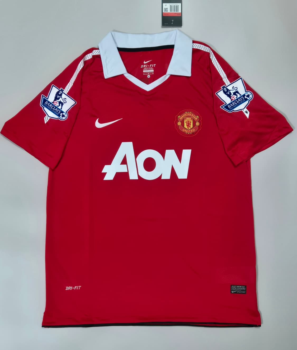 맨유 10/11시즌 마이클 캐릭 유니폼 L사이즈 레플리카 상품이미지2