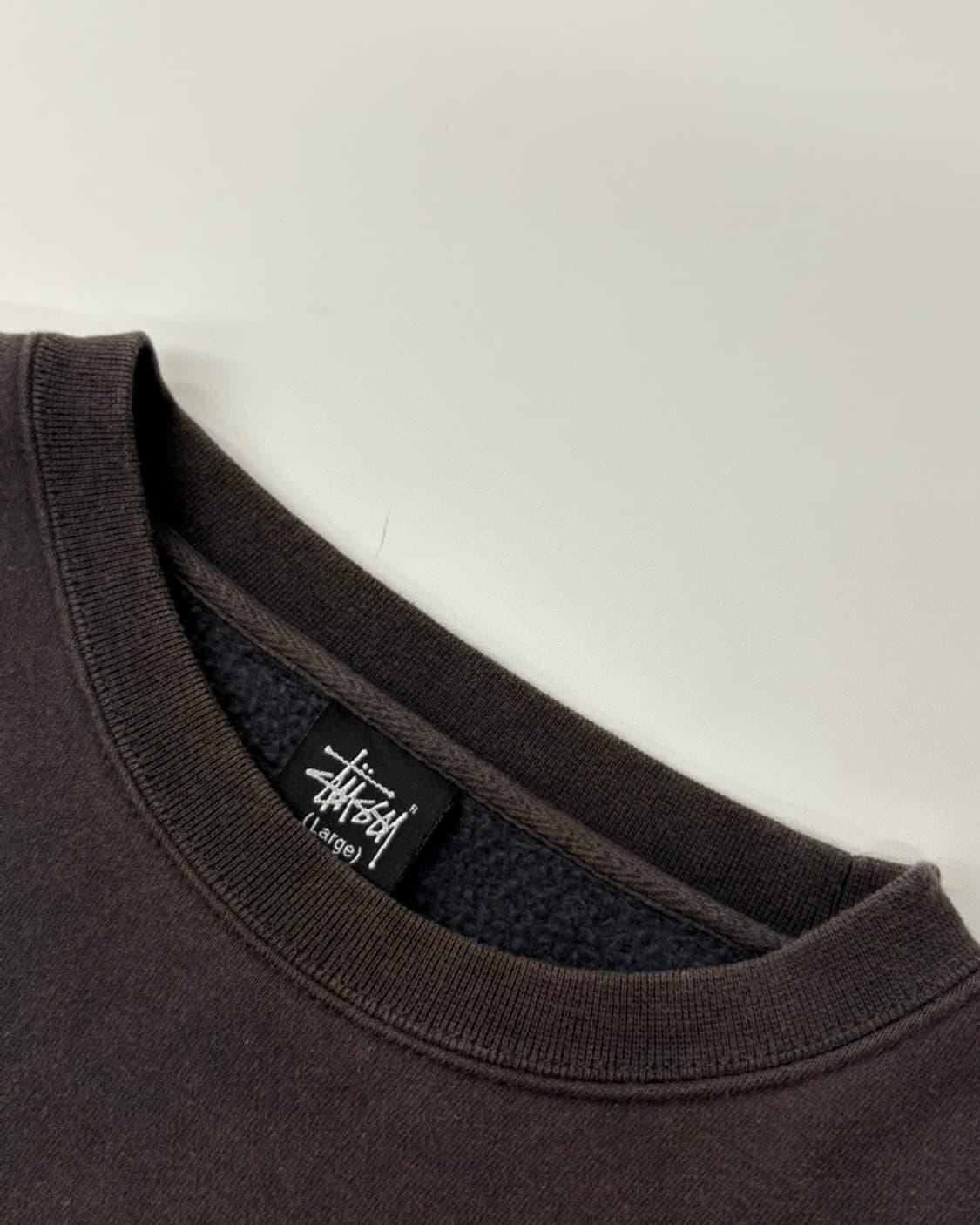 STUSSY 스투시 90‘s 레터링 로고 스웻 맨투맨  상품이미지4