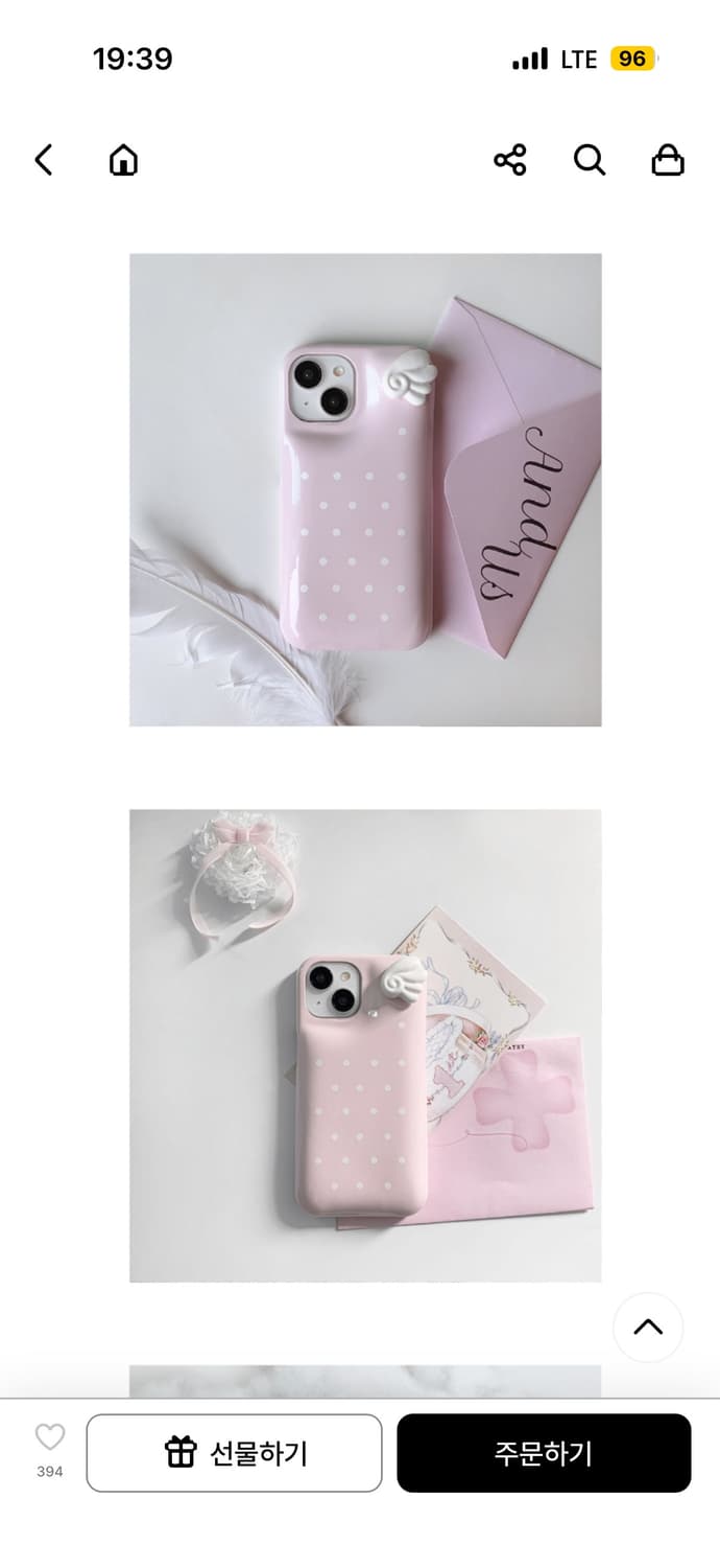 아이폰17프로 르로마린 도트 날개 케이스 상품이미지3