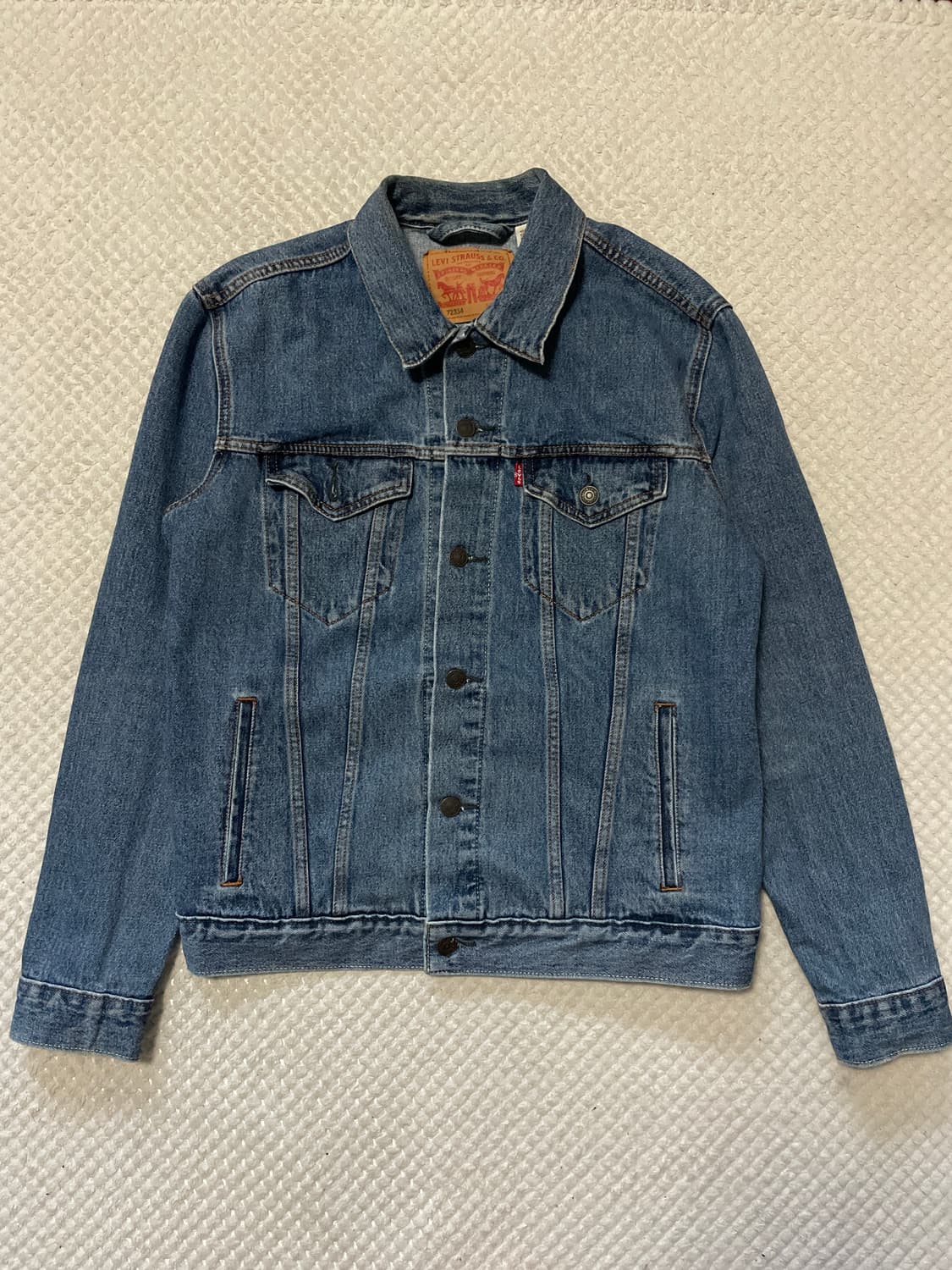 리바이스 72334 타입3 데님 트러커 청자켓(클리닝O) 상품이미지1
