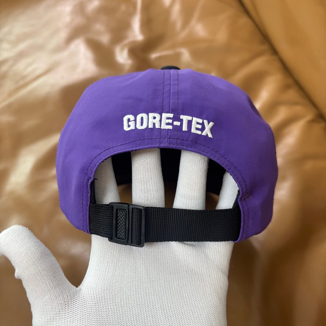슈프림 노스페이스 고어텍스 6패널 볼캡 모자 아크 로고 퍼플 블랙 상품이미지7