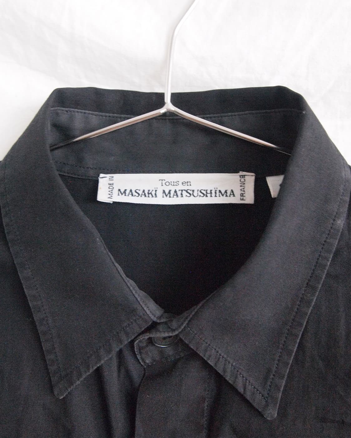 masaki matsushima 패널라이즈 블랙 셔츠 상품이미지5