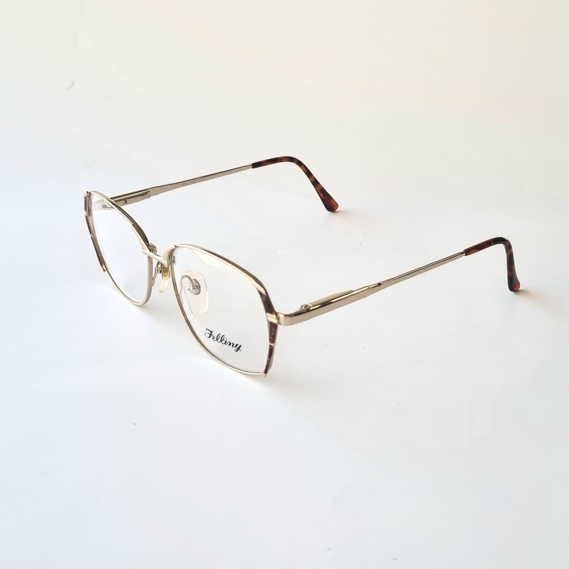 데드스탁 메탈릭 골드 헥사곤 프레임 안경테 706 상품이미지3