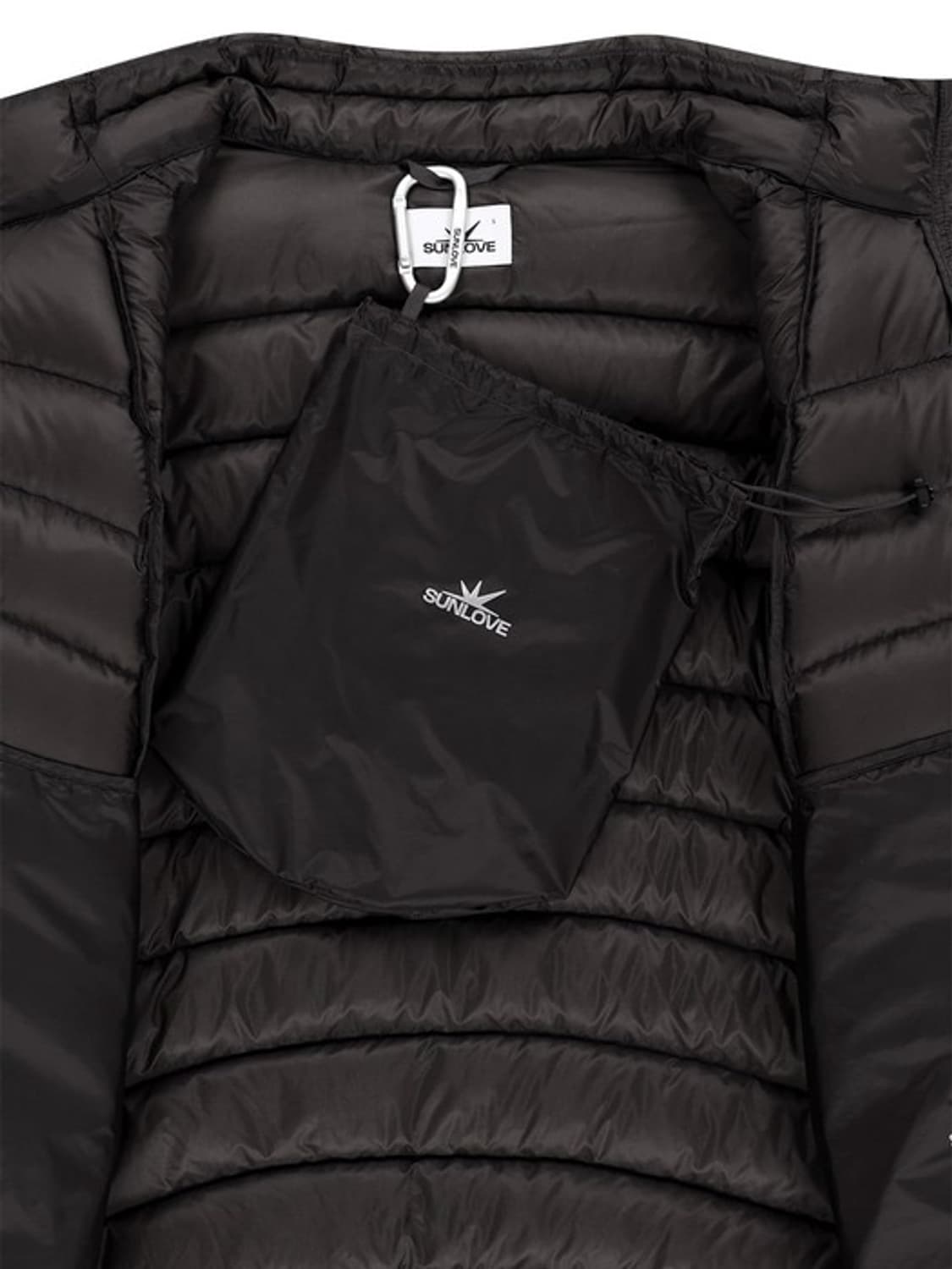 새상품) SUNLOVE 선러브 플라이 라이트 다운 자켓 차콜 상품이미지5