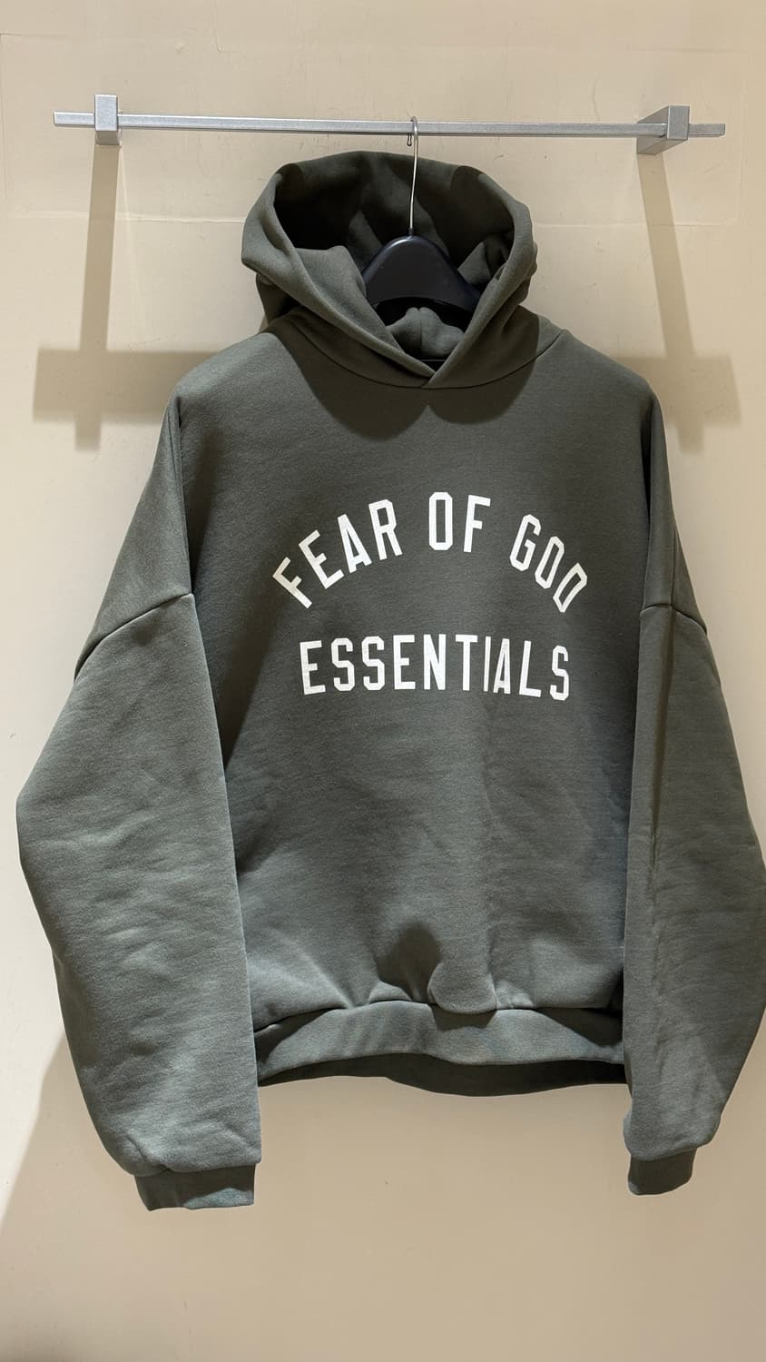 에센셜 플리스 후디 상품이미지1