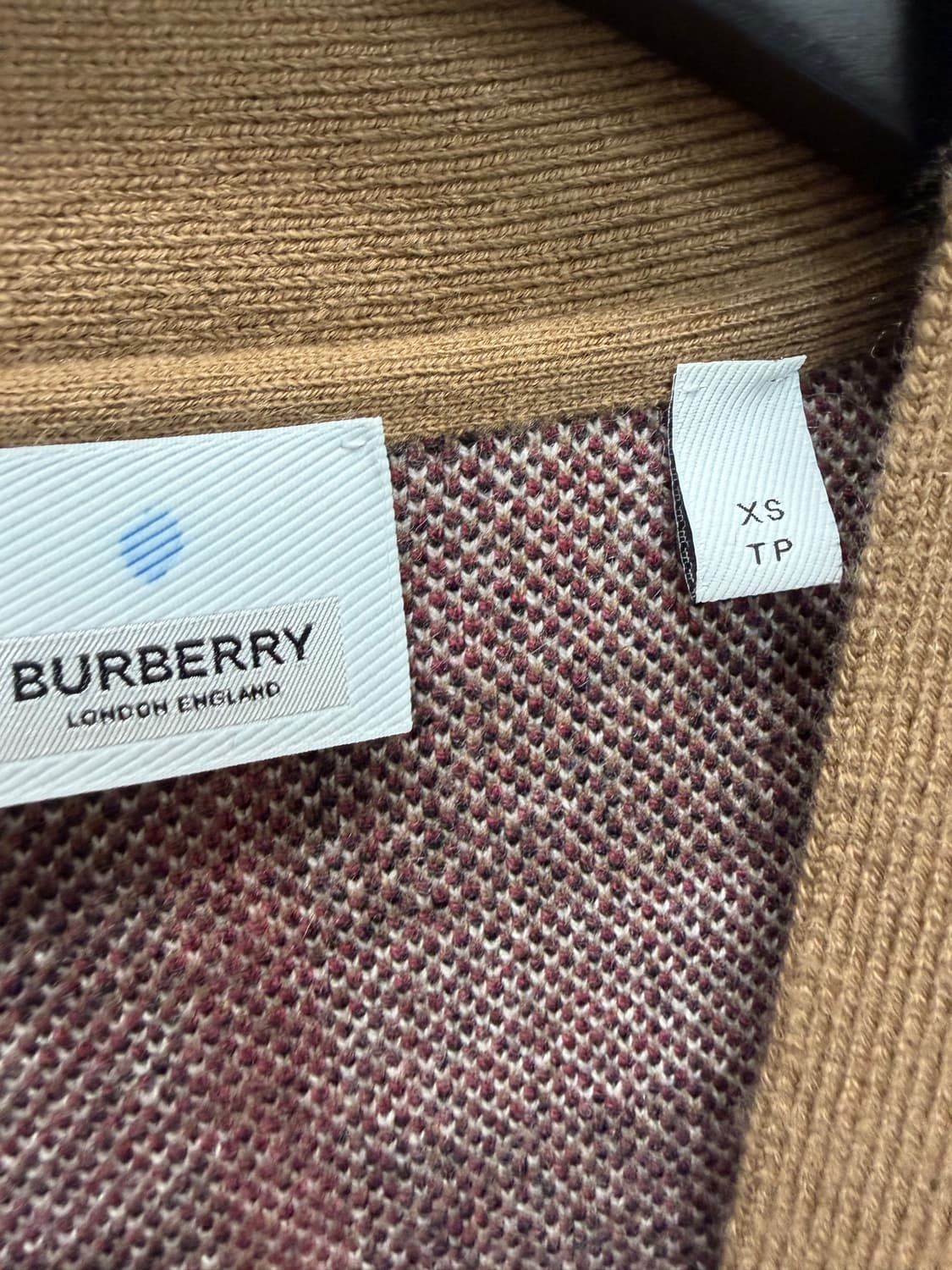 버버리 체크 울 캐시미어 자카드 가디건 ( 55~66 ) 상품이미지7