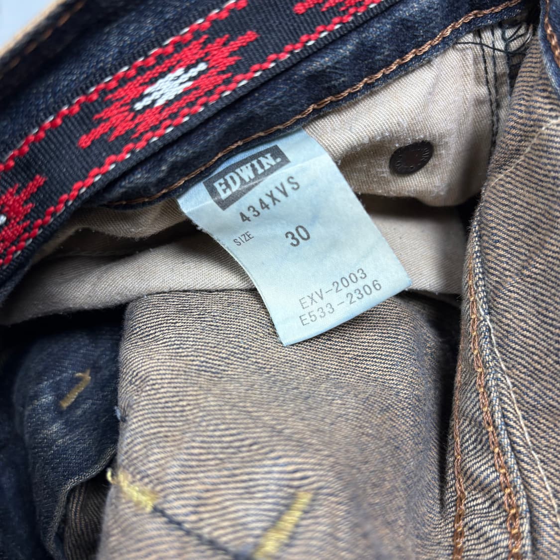 에드윈 웨스턴 데님 팬츠 상품이미지5