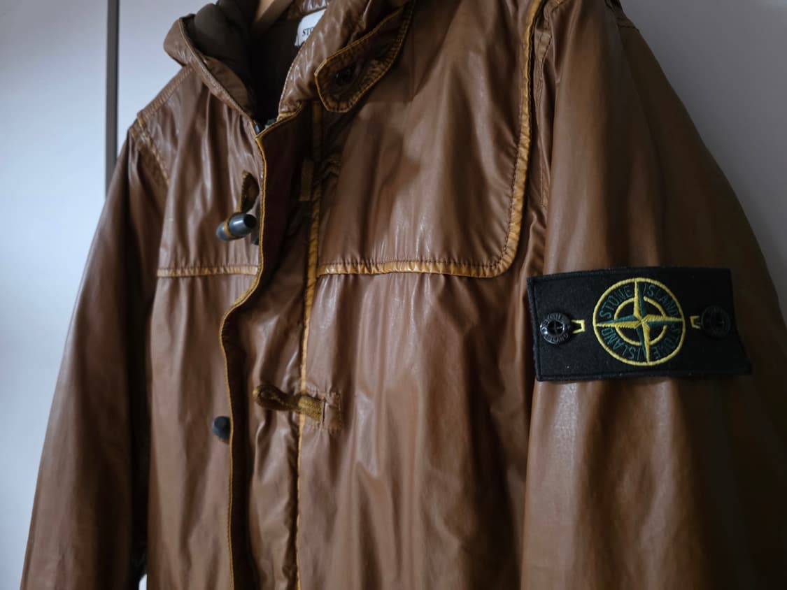 스톤아일랜드 30주년 무솔라 고마타 컴패스 패치 롱재킷. 싸이즈  100 상품이미지3