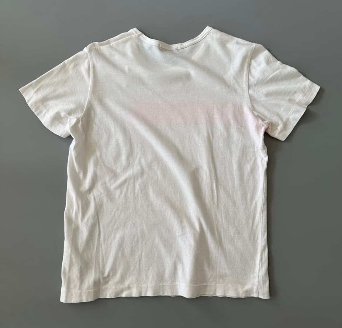 꼼데가르송 트리콧 comme des garcons로고 슬림핏 반팔 티셔츠 상품이미지3