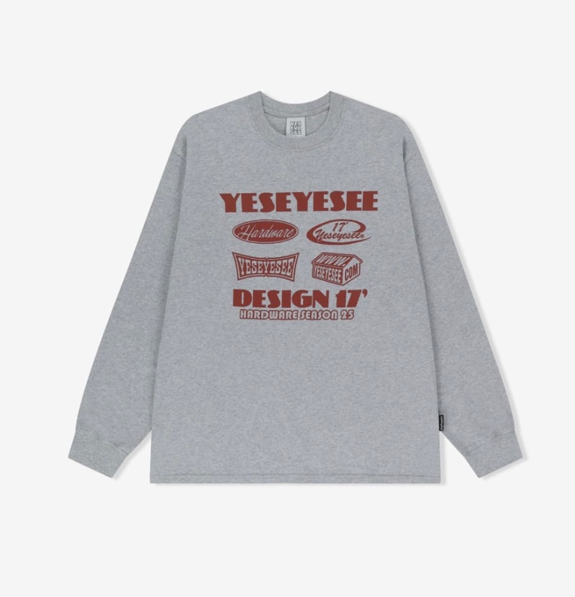 yeseyesee Y.E.S Hardware L/S grey 구합니다 상품이미지1