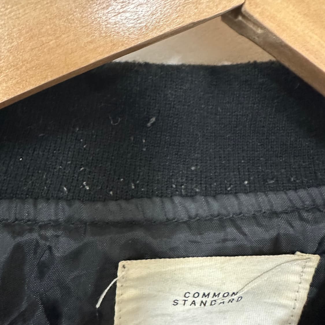 배색 레더자켓F 상품이미지5