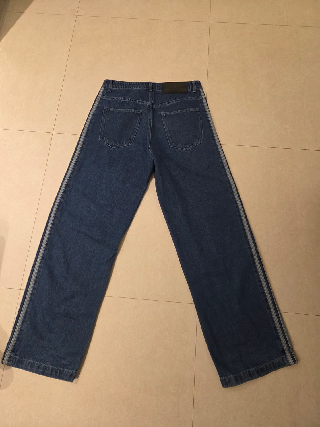 새상품_(34)아디다스 아디컬러 데님 파이어버드 팬츠 미디움 블루 데님 상품이미지3