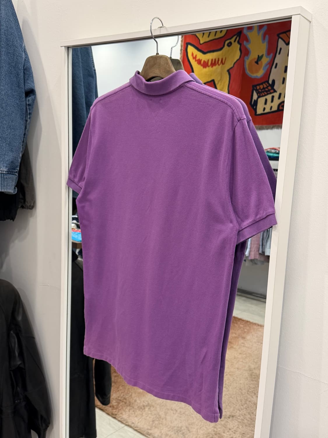 Polo RL 폴로 랄프로렌 pk 반팔 티셔츠 (Purple) 상품이미지4