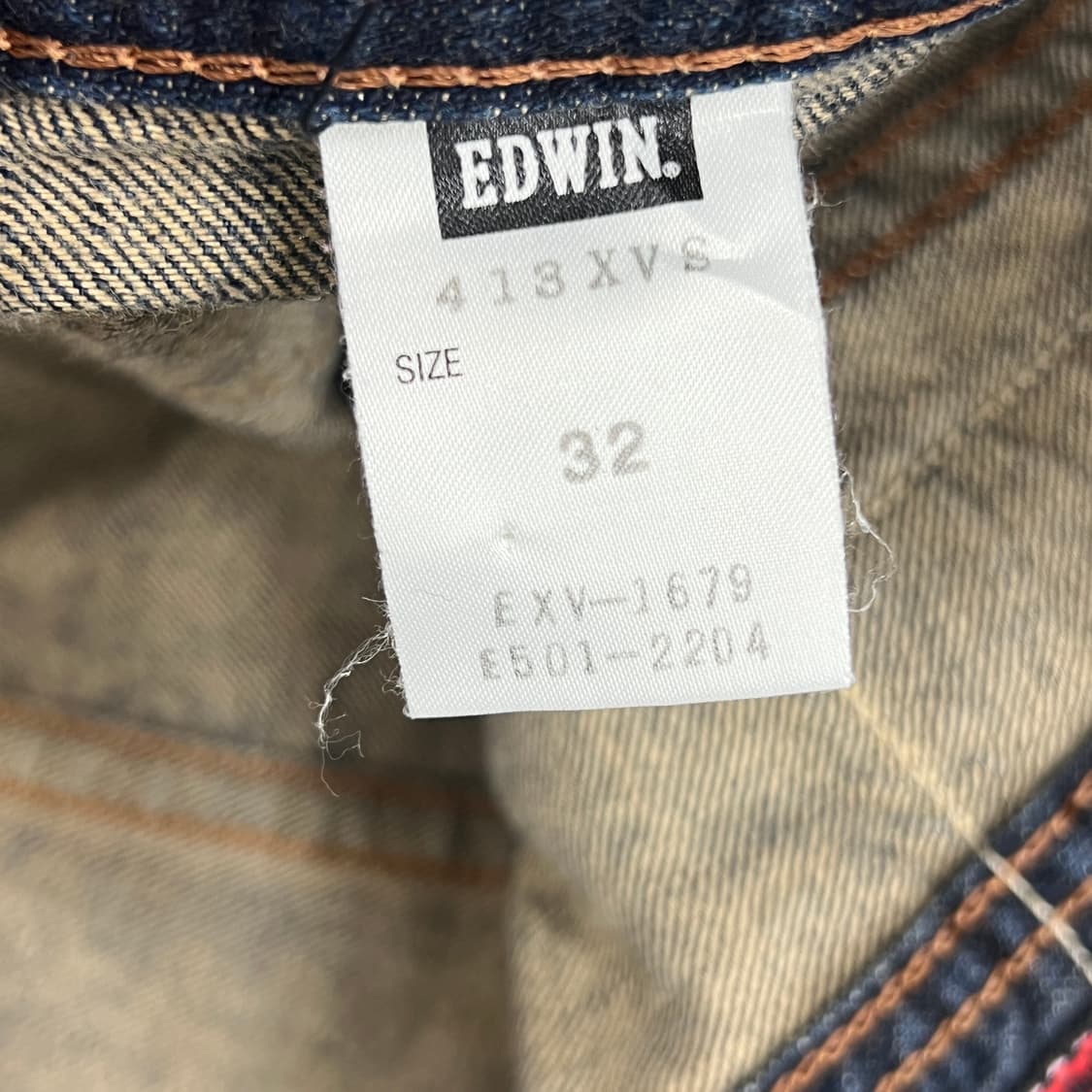 Edwin 에드윈 익스클루시브 빈티지 웨스턴 데님 팬츠 32 상품이미지8