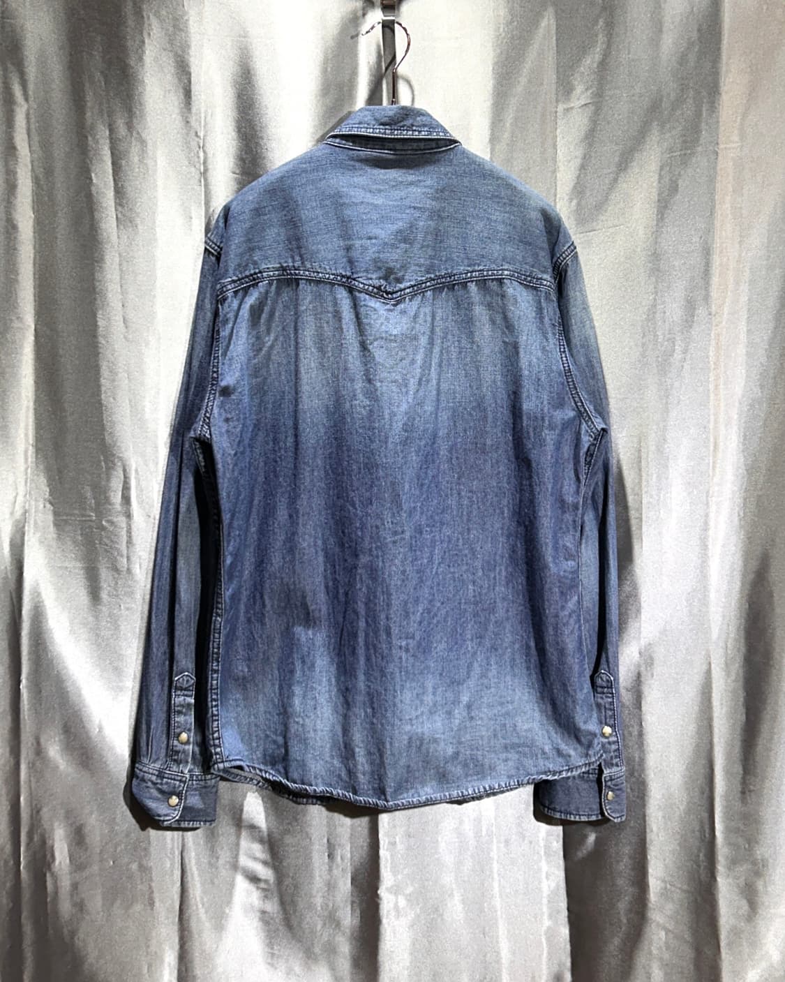 XL 디키즈 빈티지 워싱 데님 웨스턴 셔츠  상품이미지3