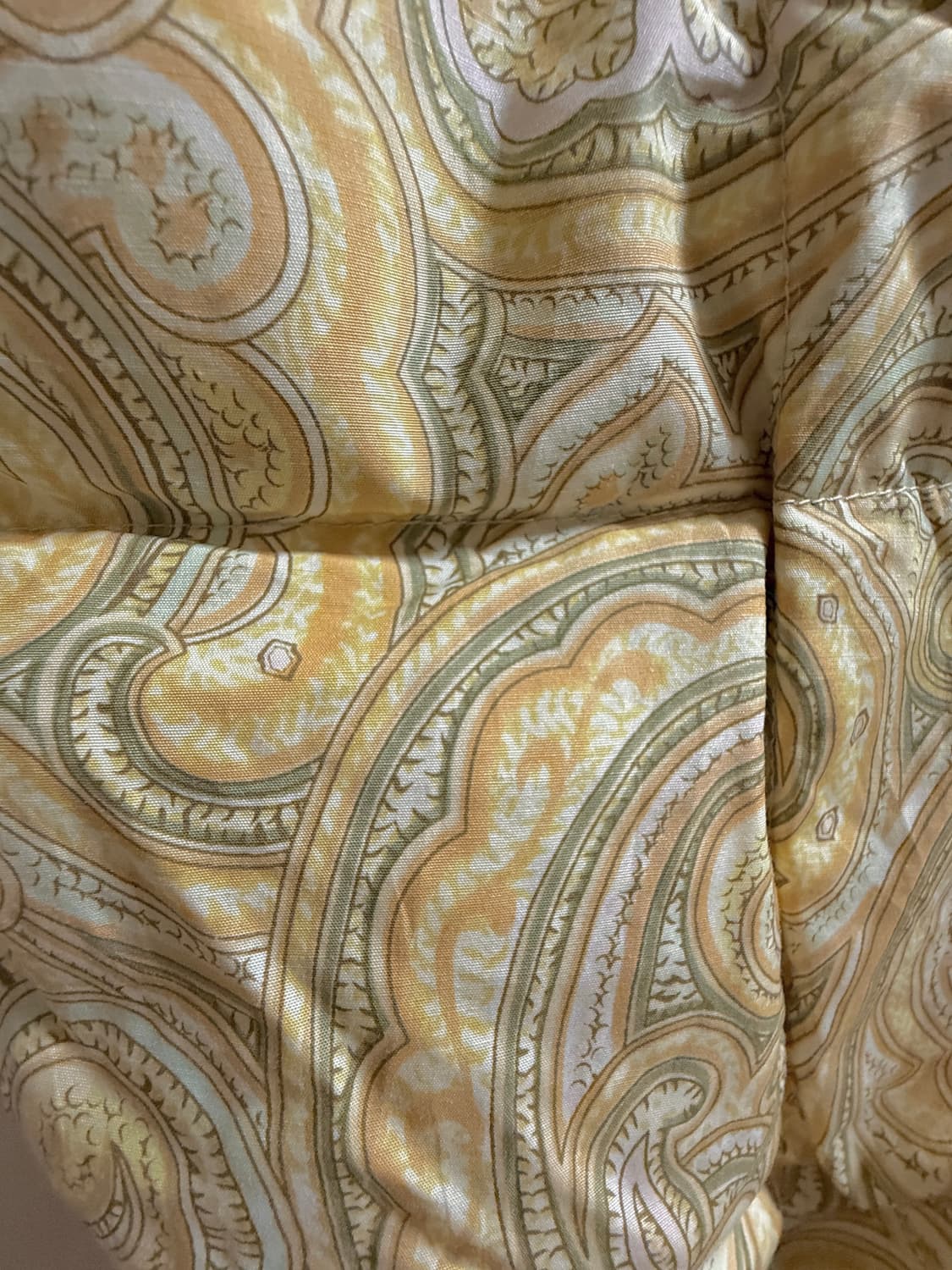 빈티지 페이즐리 패턴 패딩 조끼 상품이미지4