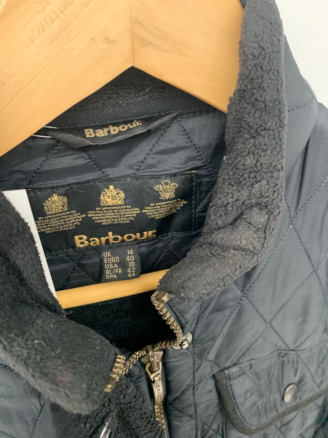 Barbour 라인 퀄팅 자켓 상품이미지6
