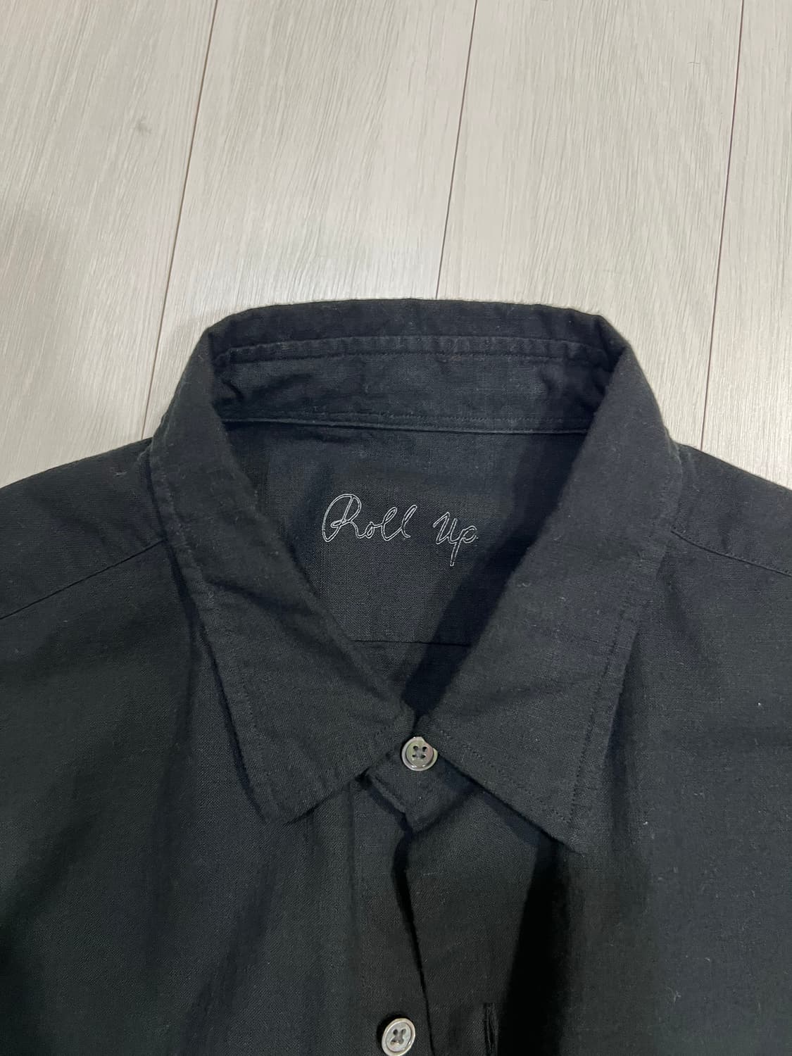 Porter classic 롤업셔츠 L 블랙 상품이미지2