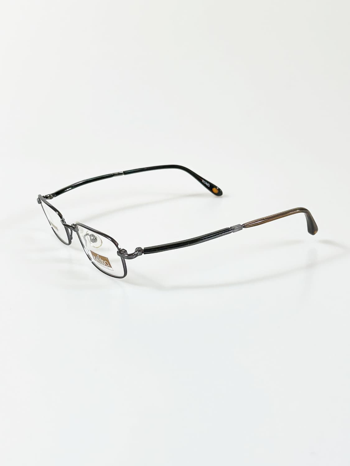 90s KALEIDO 건메탈 슬림 스퀘어 빈티지 안경 상품이미지3