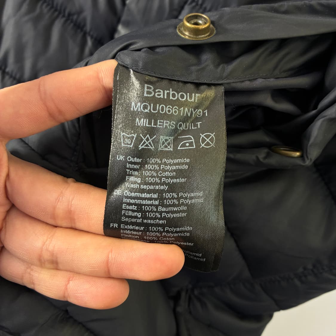 Barbour 바버 헤리티지 밀러스 퀼팅 자켓 상품이미지8