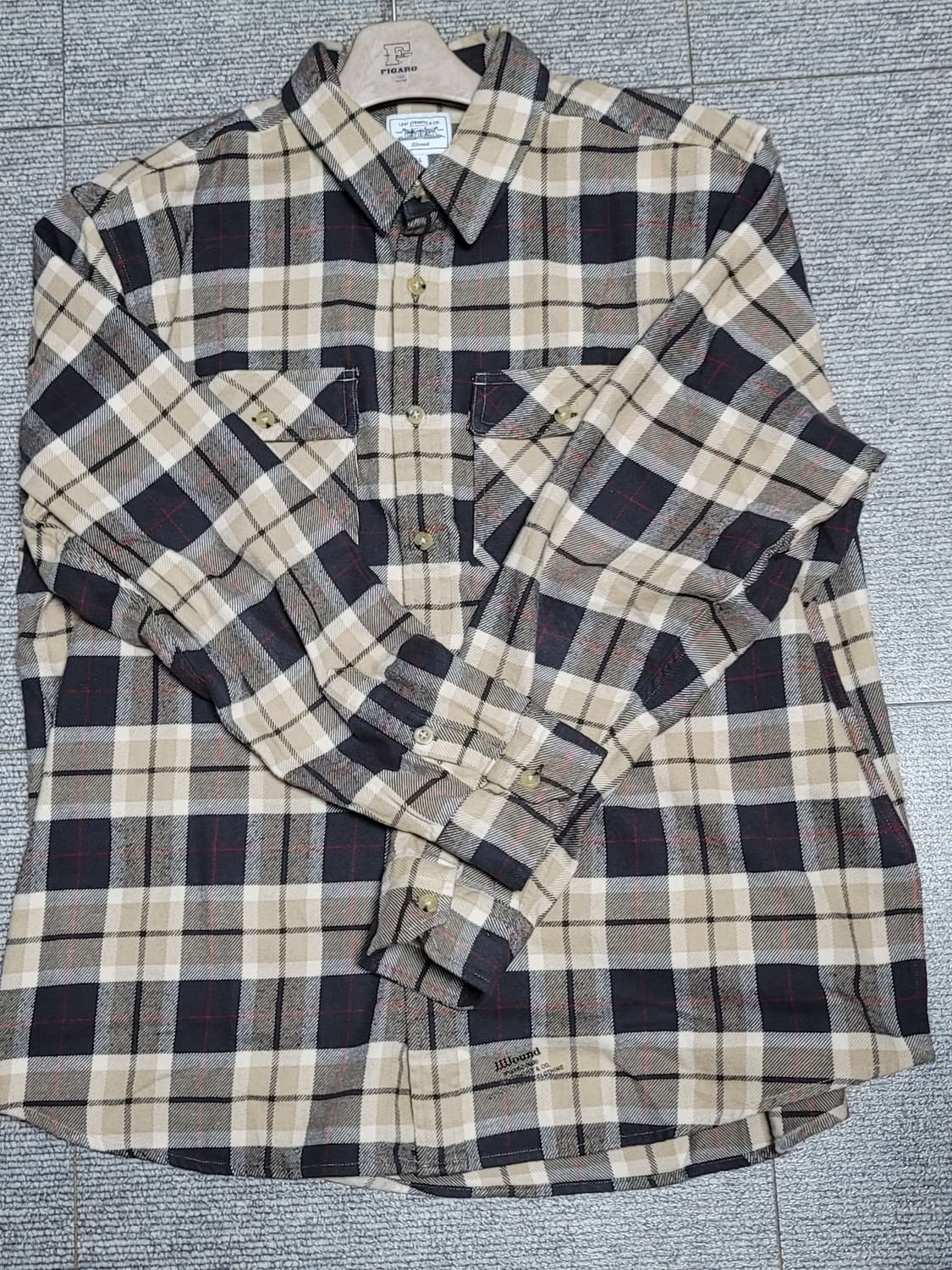 리바이스 × 자운드 체크셔츠 L (M사이즈 교환가능) 상품이미지2