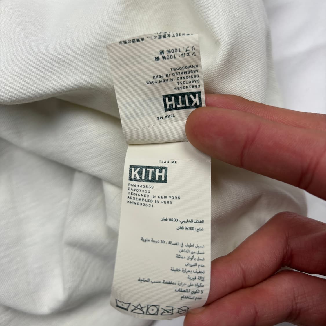 Kith 화이트 크롭 제스퍼 롱슬리브 XS 상품이미지9