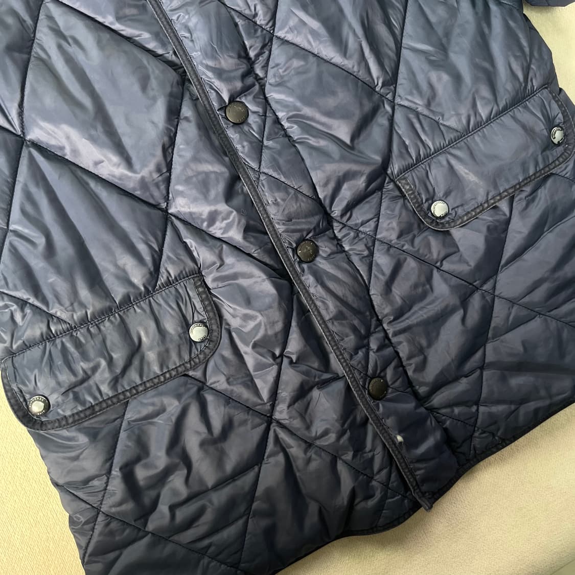 100 버버리 브릿 엘보 패치 퀄팅 자켓 상품이미지7