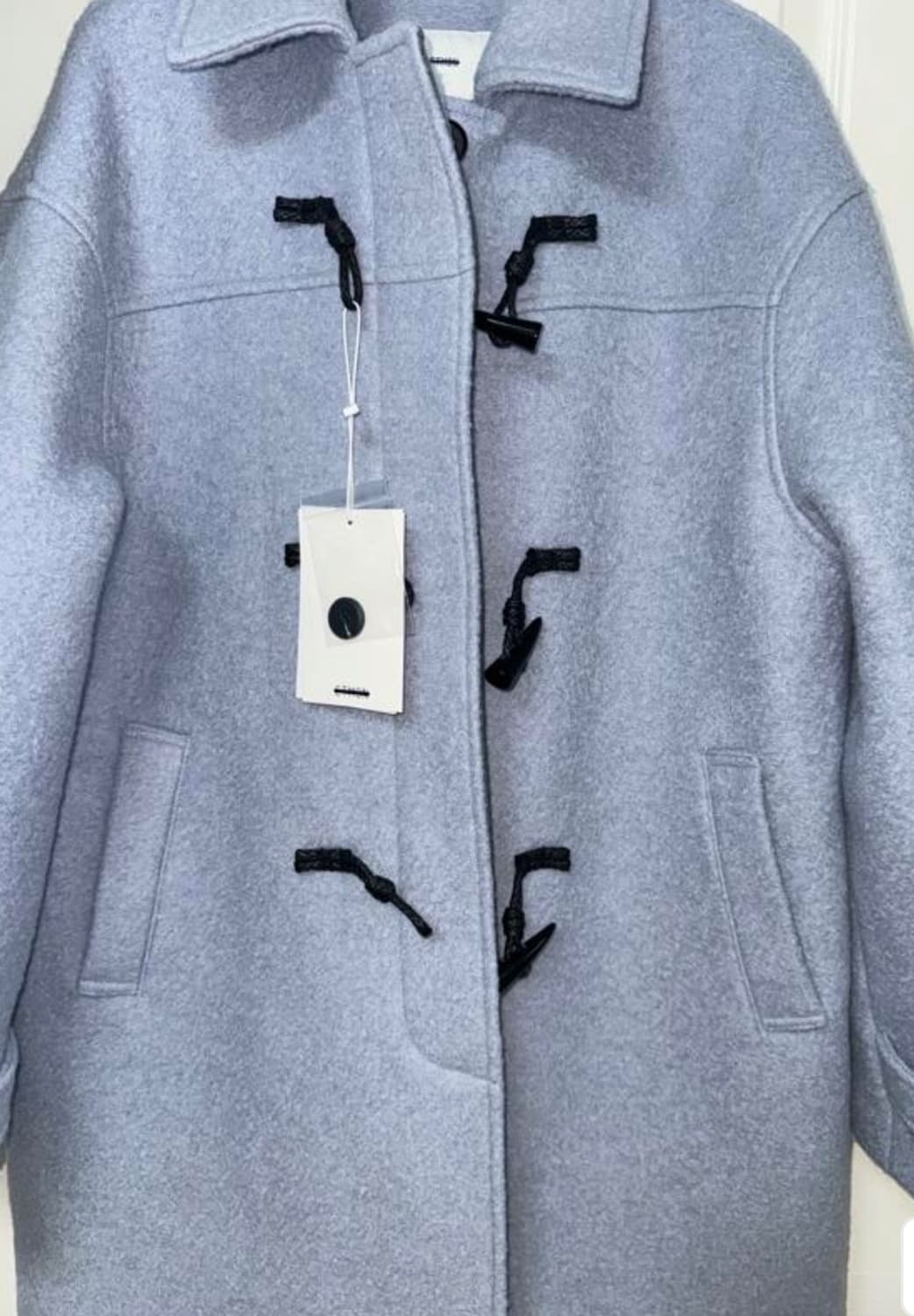 에트몽 더플코트 Wool Duffle Half Coat(Sky Blue) 상품이미지3