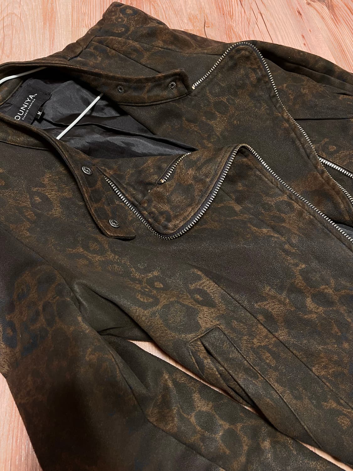 레오파드 호피 스웨이드  자켓 (Leopard Suede Jacket) 상품이미지3