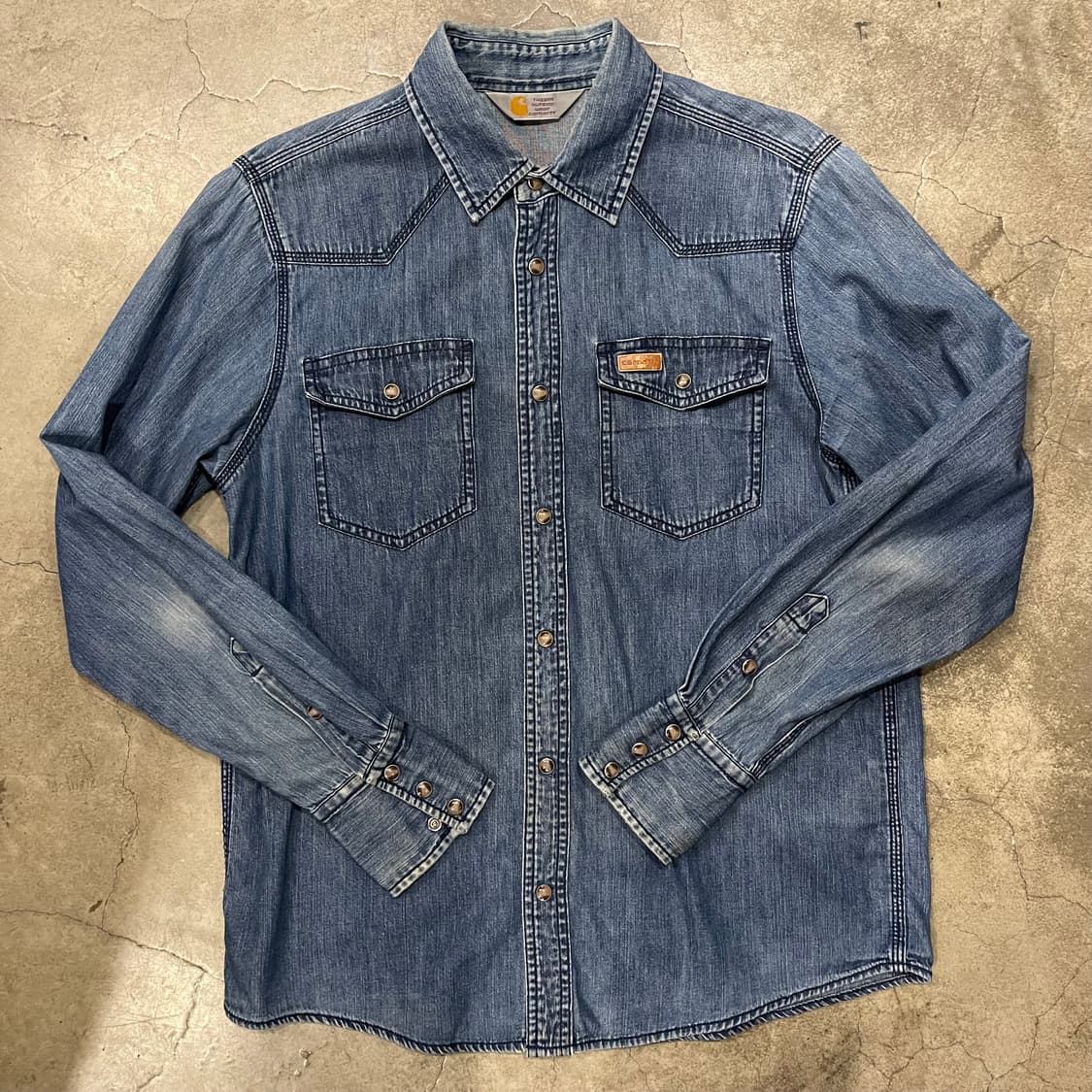 Carhartt 포켓 데님셔츠  상품이미지2