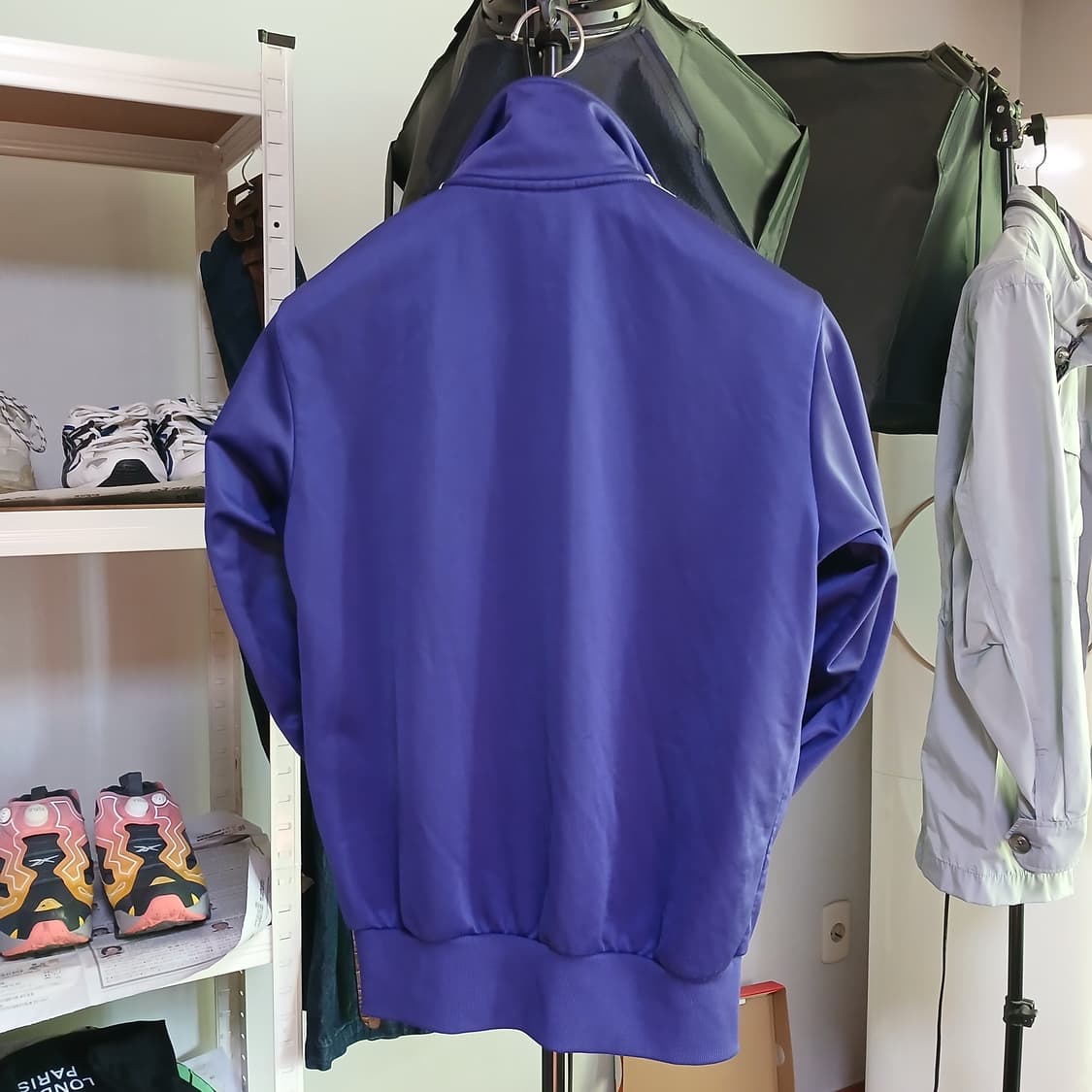 Adidas 아디다스 져지 퍼플 보라색 트랙탑 자켓 상품이미지4