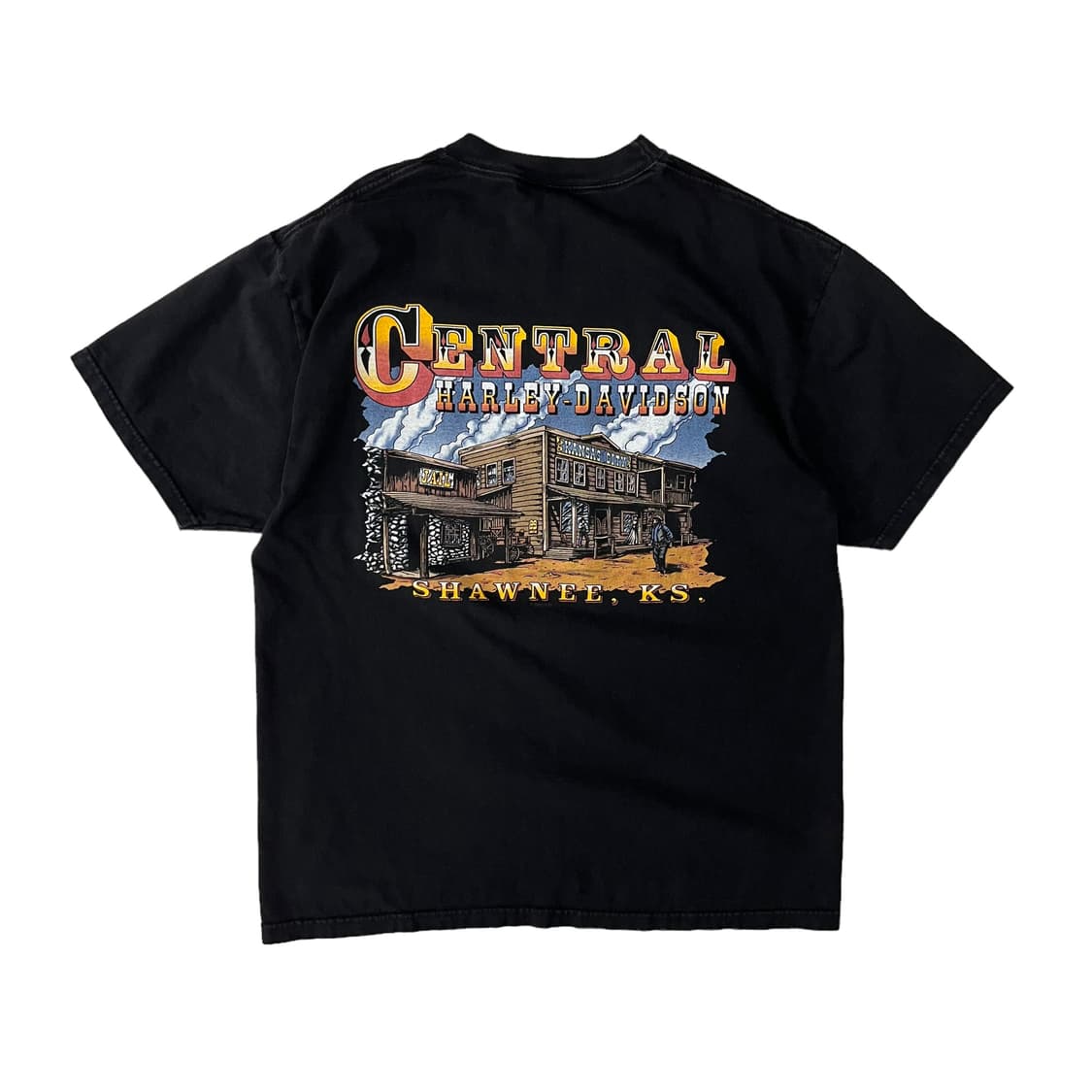 [100] 할리 데이비슨 'Cental' 반팔 티셔츠 상품이미지1