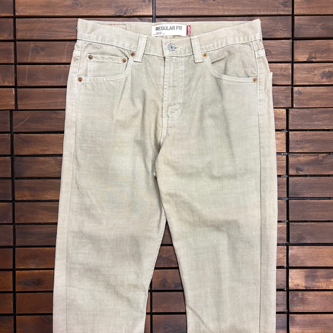 (32) 리바이스 505 레귤러 핏 데님 팬츠 상품이미지2
