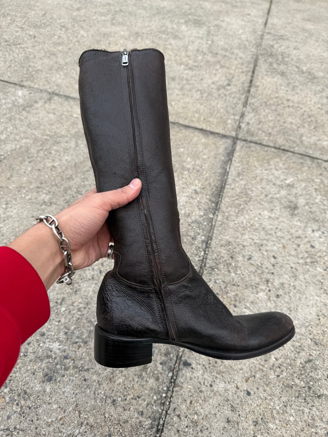 질샌더 레더 부츠 상품이미지5