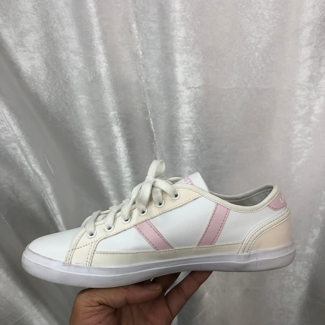 라코스테 가죽 스니커즈 사이즈240  상품이미지2